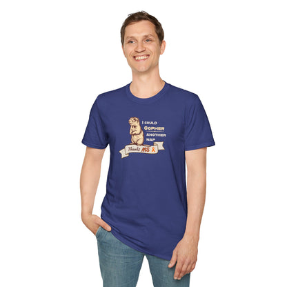 "Gopher a Nap" Unisex Tee: A Humorous Nod to Living with MS