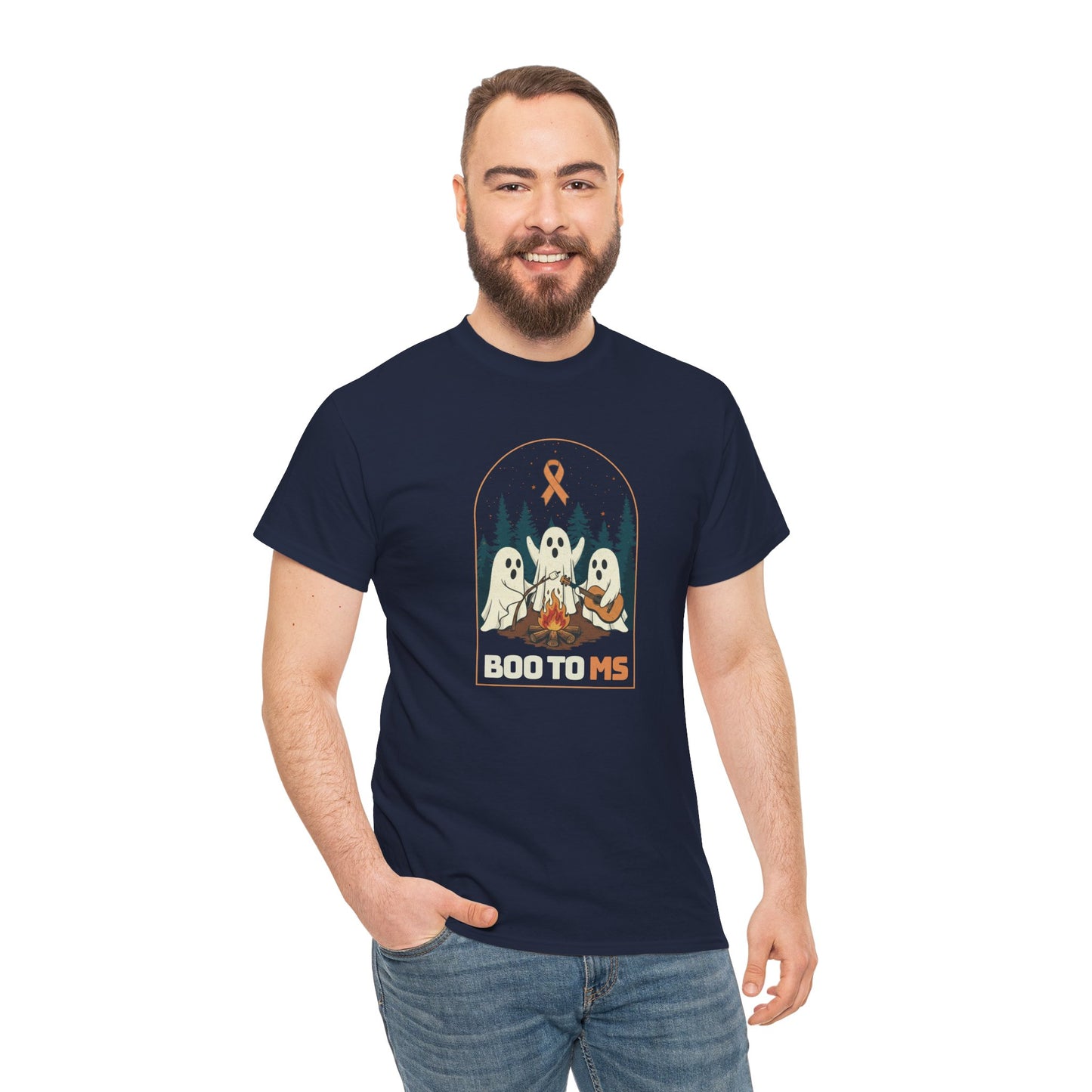 Cute Boo to MS Unisex Tee | Halloween Multiple Sclerosis Awareness T-Shirt