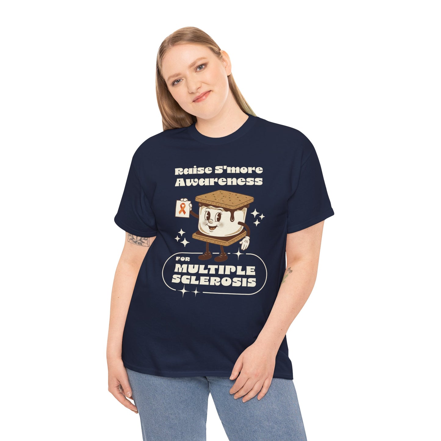 Raise S'more Awareness for Multiple Sclerosis,- Unisex Heavy Cotton Tee - Awareness Tee, Charity T-Shirt, Casual Wear, Fun Gift Idea, [...]