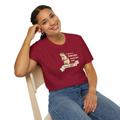 "Gopher a Nap" Unisex Tee: A Humorous Nod to Living with MS