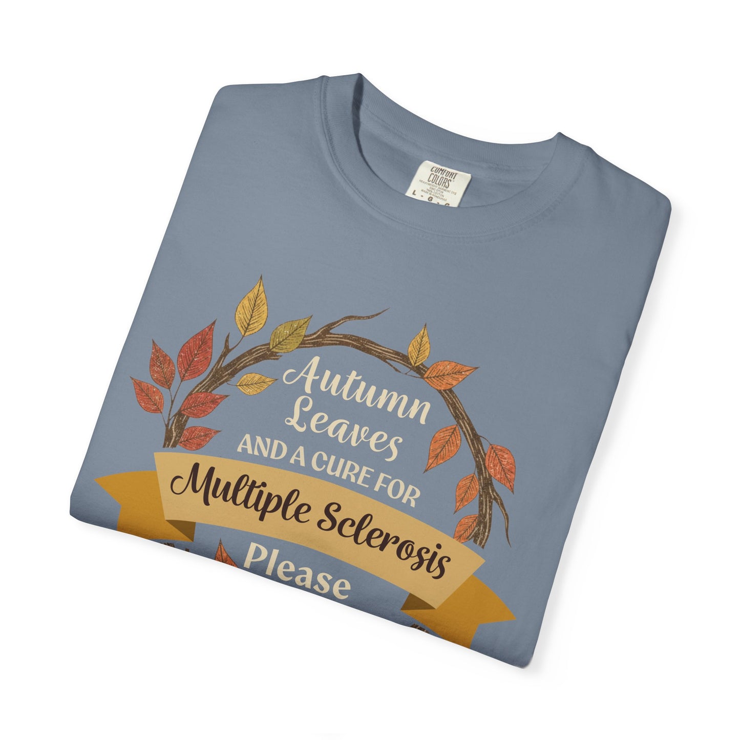 Autumn Leaves Multiple Sclerosis Awareness T-shirt, Unisex Graphic Tee, Fall Fashion, Support MS Research, Gift for Her