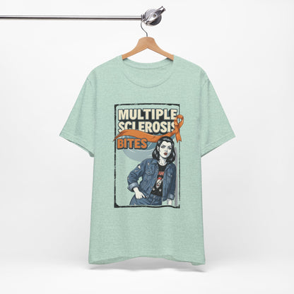 "Multiple Sclerosis Bites" Unisex T-shirt for MS Awareness