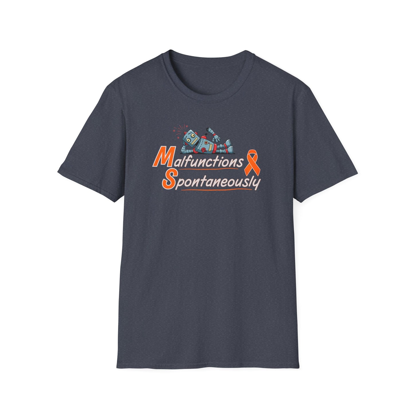 Funny Unisex Softstyle T-Shirt -MS 'Malfunctions Spontaneously' - Casual Wear, Gift for Tech Lovers, Humor Tee, Birthday Present, Geeky [...]