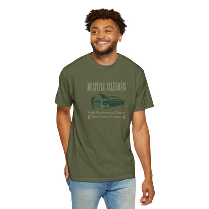MS Awareness Unisex T-shirt - High Maintenance Disease for Car Lovers
