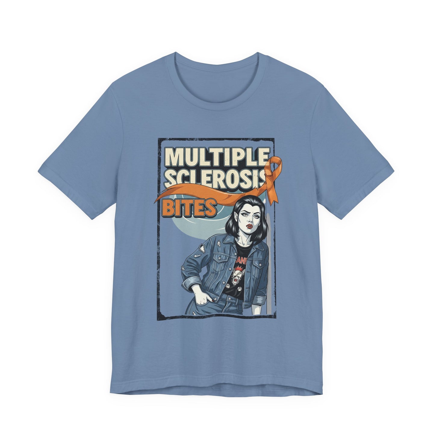 "Multiple Sclerosis Bites" Unisex T-shirt for MS Awareness