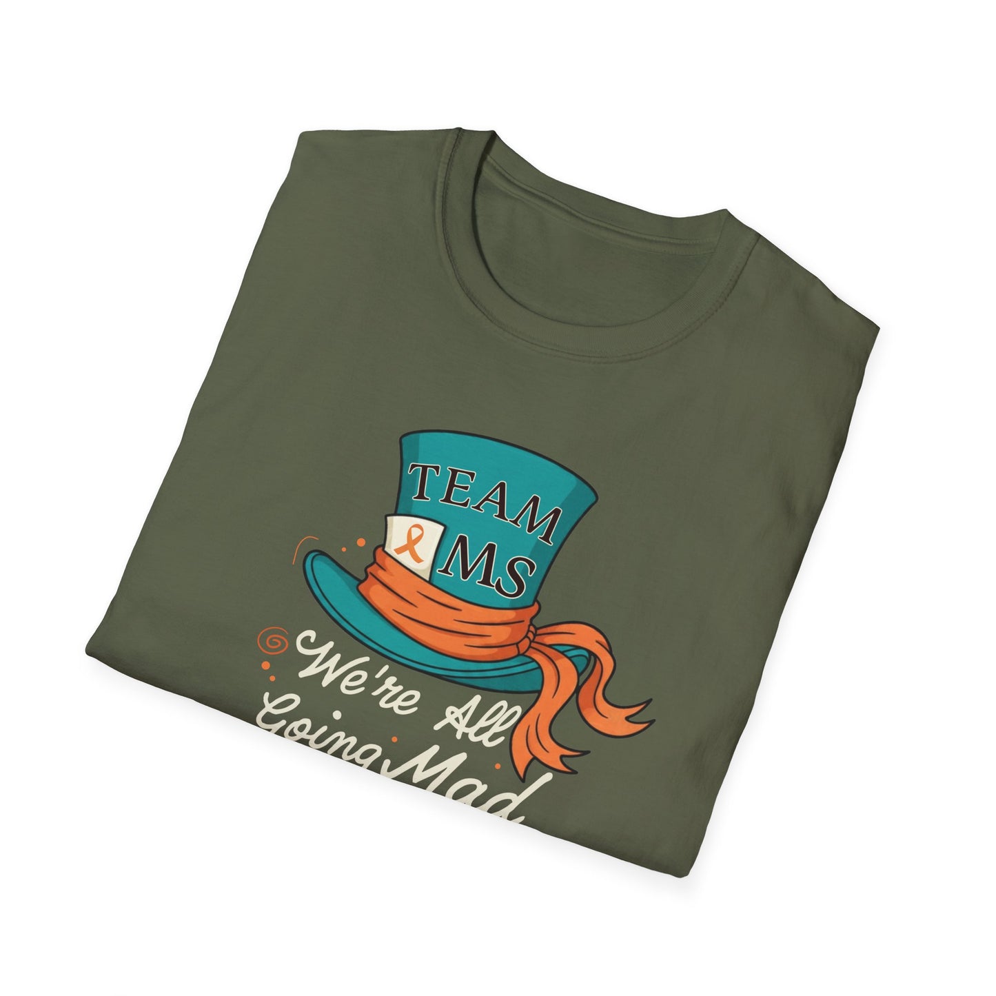 Mad For a Cure T-Shirt, Team MS Shirt, Unisex Softstyle Tee, Cure Awareness Tee, Fun Gift for Alice in Wonderland Fans, Birthday Gift, [...]