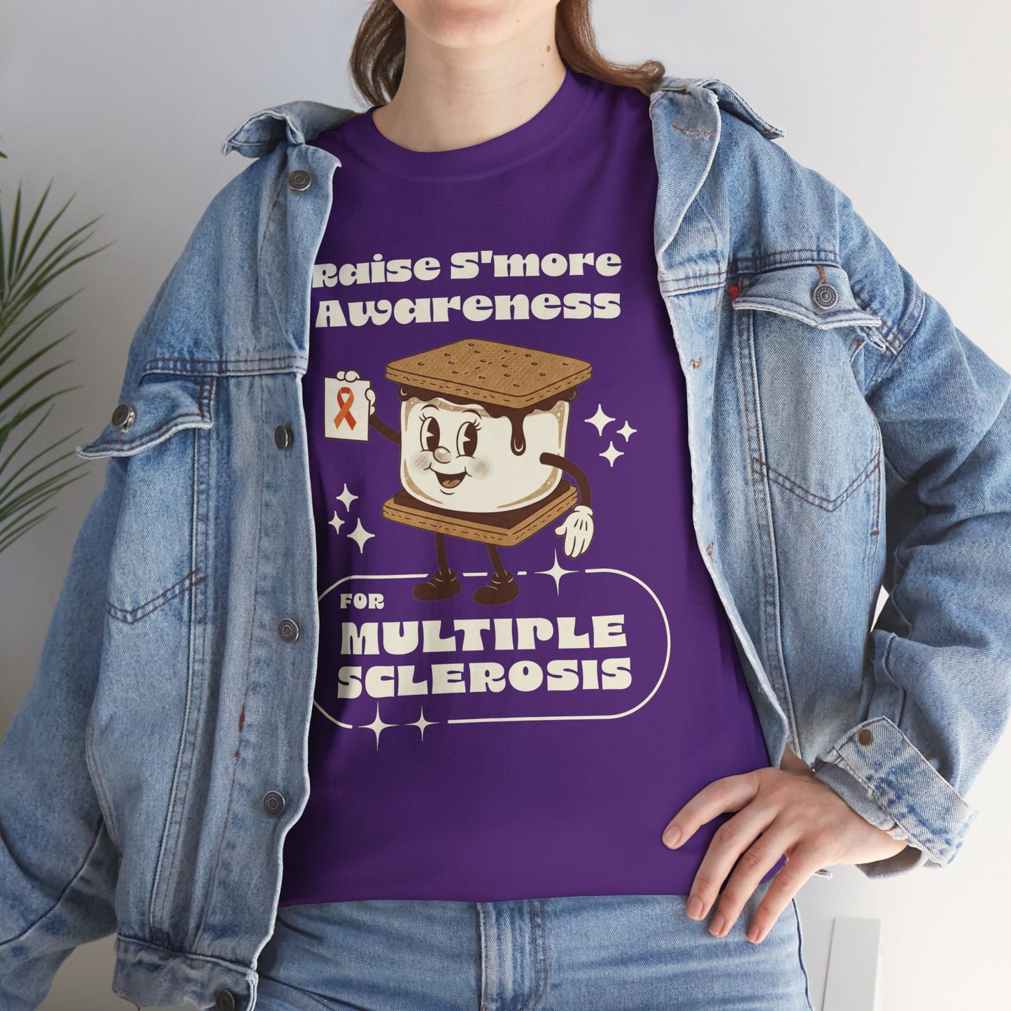 Raise S'more Awareness for Multiple Sclerosis,- Unisex Heavy Cotton Tee - Awareness Tee, Charity T-Shirt, Casual Wear, Fun Gift Idea, [...]