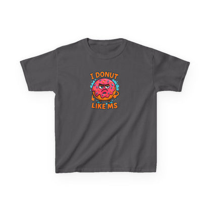 Kids "I Donut Like MS" T-Shirt | Youth Support Shirt for a Loved One with MS | Children's Chronic Illness Awareness Tee