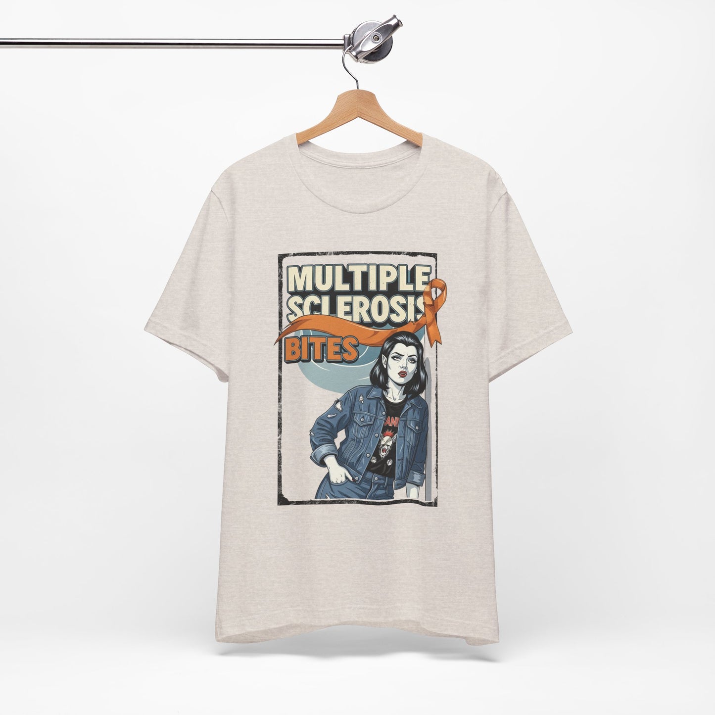 "Multiple Sclerosis Bites" Unisex T-shirt for MS Awareness