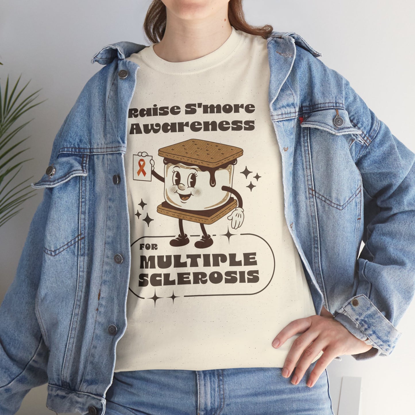 Raise S'more Awareness for Multiple Sclerosis,- Unisex Heavy Cotton Tee - Awareness Tee, Charity T-Shirt, Casual Wear, Fun Gift Idea, [...]
