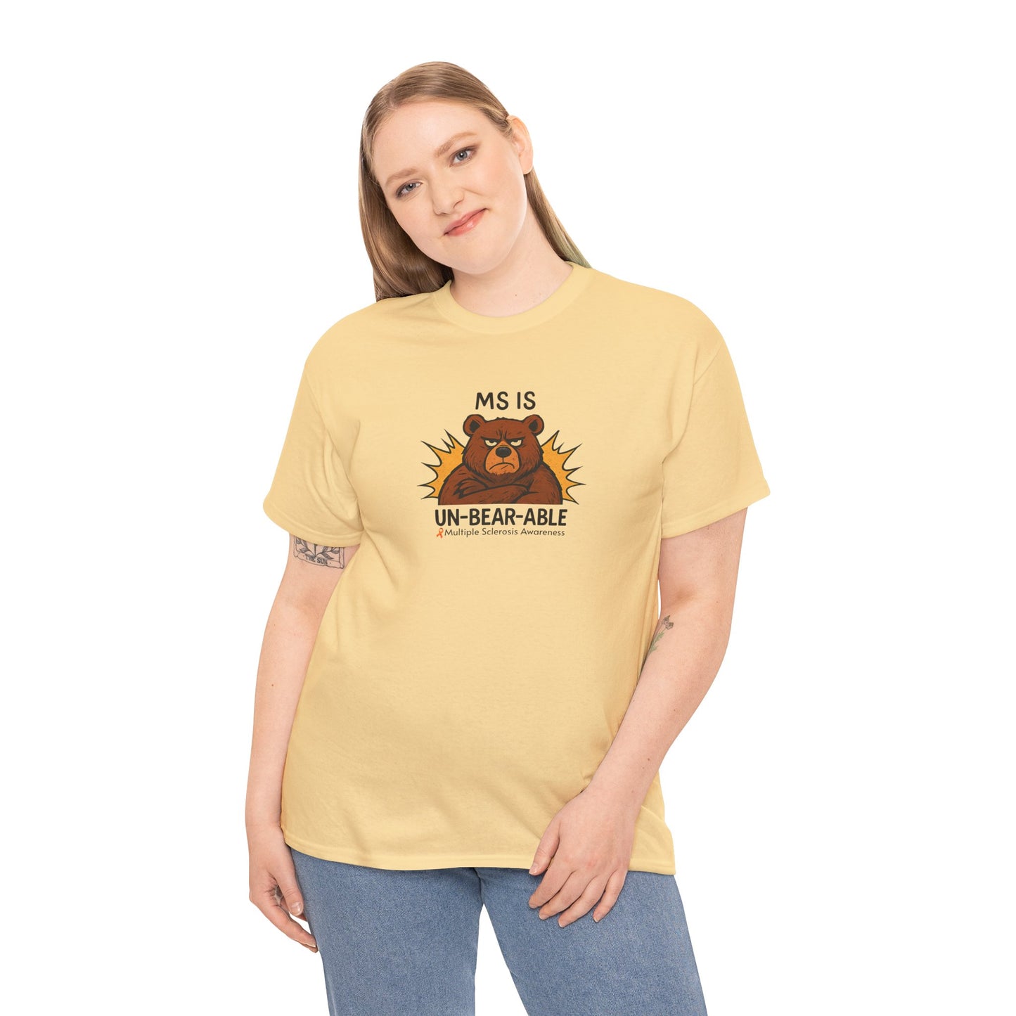 Punny MS is Un-Bear-Able T-shirt for Multiple Sclerosis Awareness