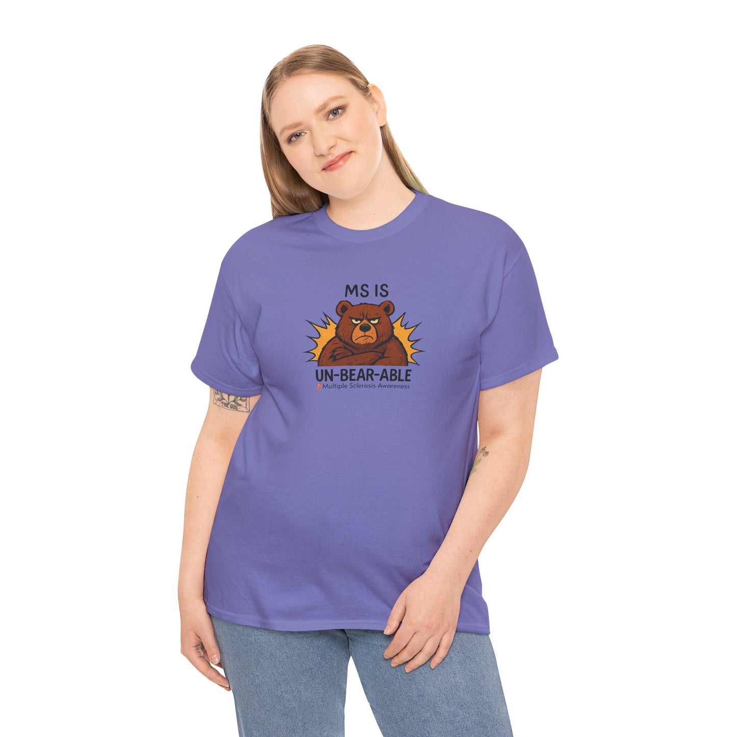 Punny MS is Un-Bear-Able T-shirt for Multiple Sclerosis Awareness