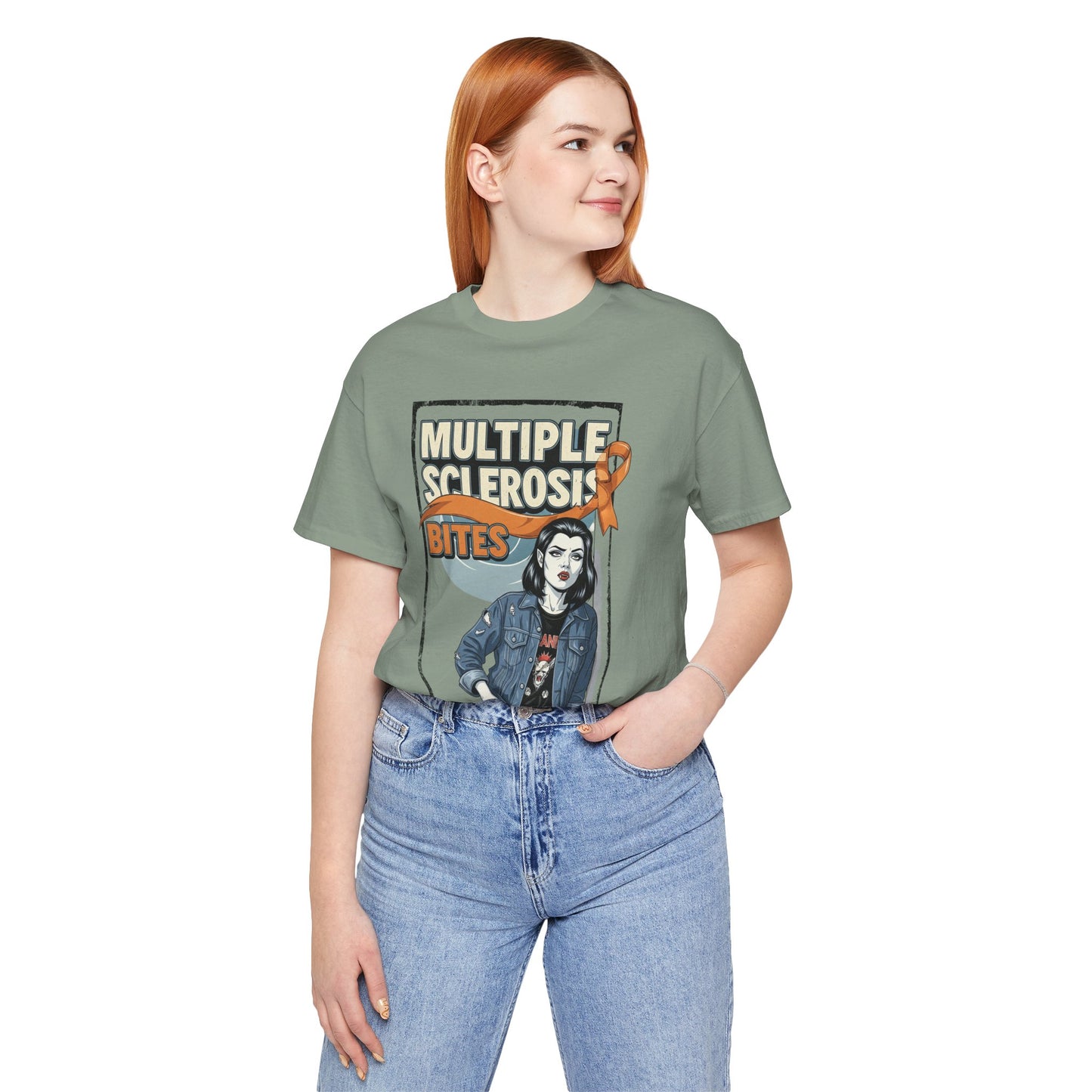 "Multiple Sclerosis Bites" Unisex T-shirt for MS Awareness