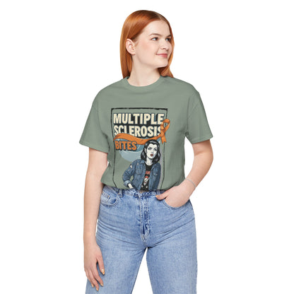"Multiple Sclerosis Bites" Unisex T-shirt for MS Awareness