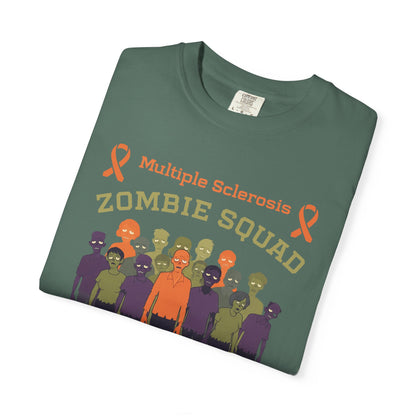 Funny MS Awareness Zombie T-shirt- Give Us Your Healthy Brains