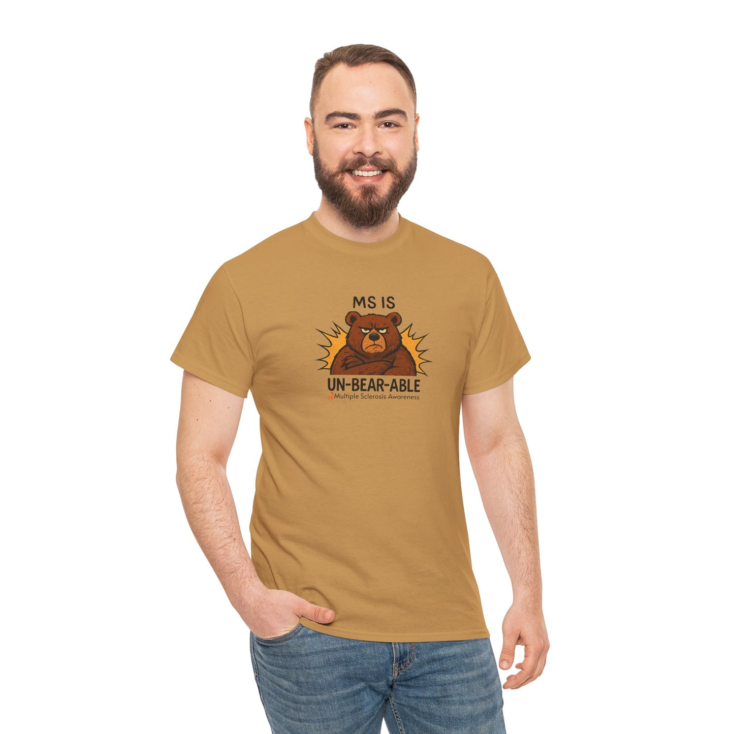 Punny MS is Un-Bear-Able T-shirt for Multiple Sclerosis Awareness