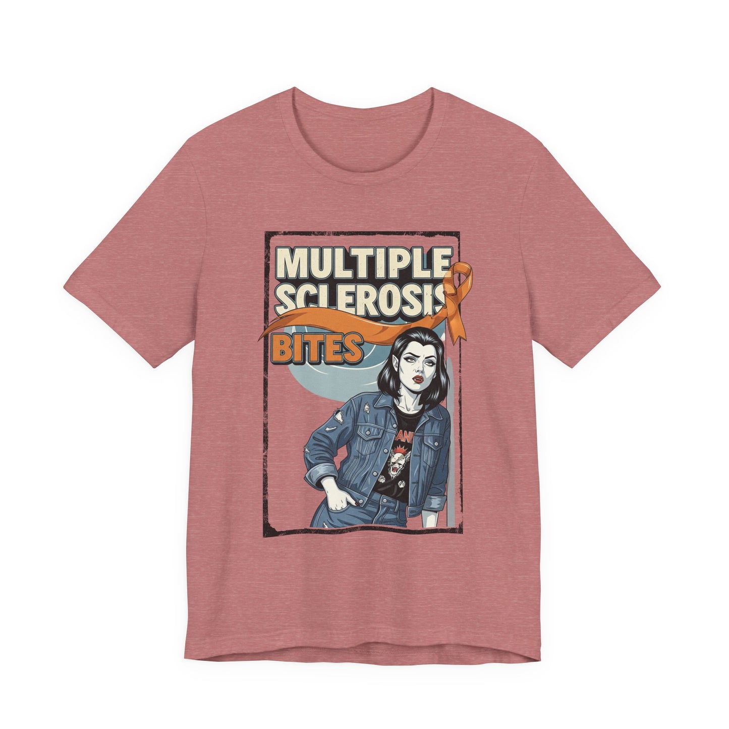 "Multiple Sclerosis Bites" Unisex T-shirt for MS Awareness