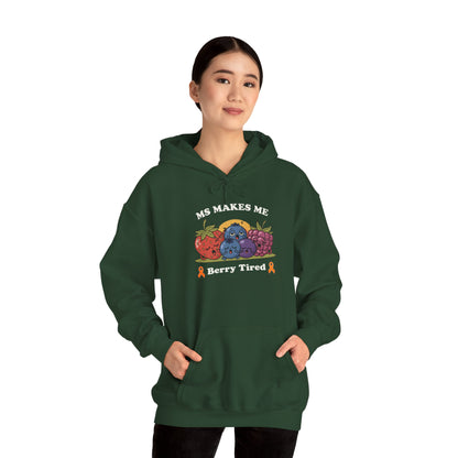 Berry Tired Hoodie - Funny Fruit Sweatshirt, Unisex Apparel, Cute Gift for Fruit Lovers, Cozy Wear, Humor Clothing