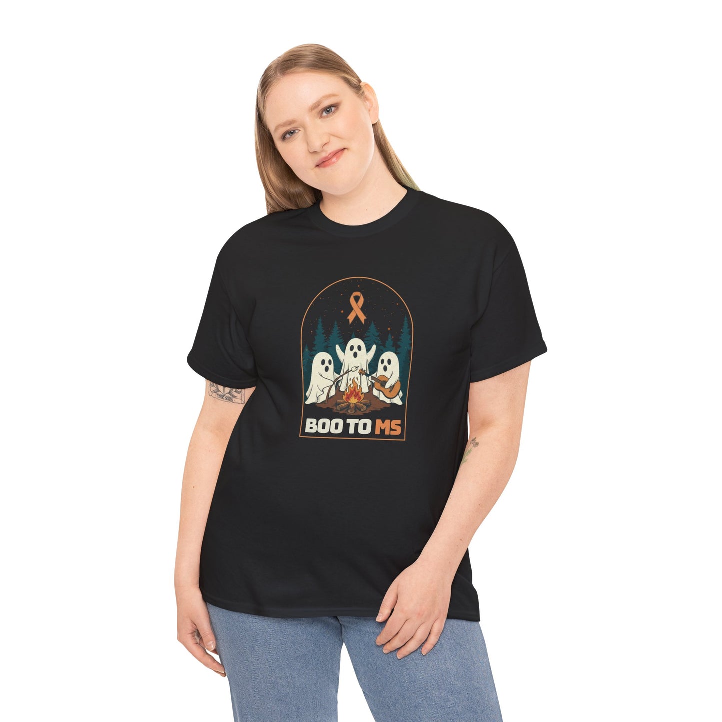 Cute Boo to MS Unisex Tee | Halloween Multiple Sclerosis Awareness T-Shirt