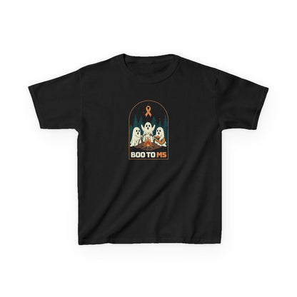 Kids Cute Boo to MS - Unisex Tee Kids for Halloween and Multiple Sclerosis Awareness