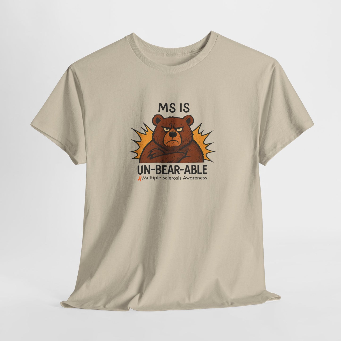 Punny MS is Un-Bear-Able T-shirt for Multiple Sclerosis Awareness